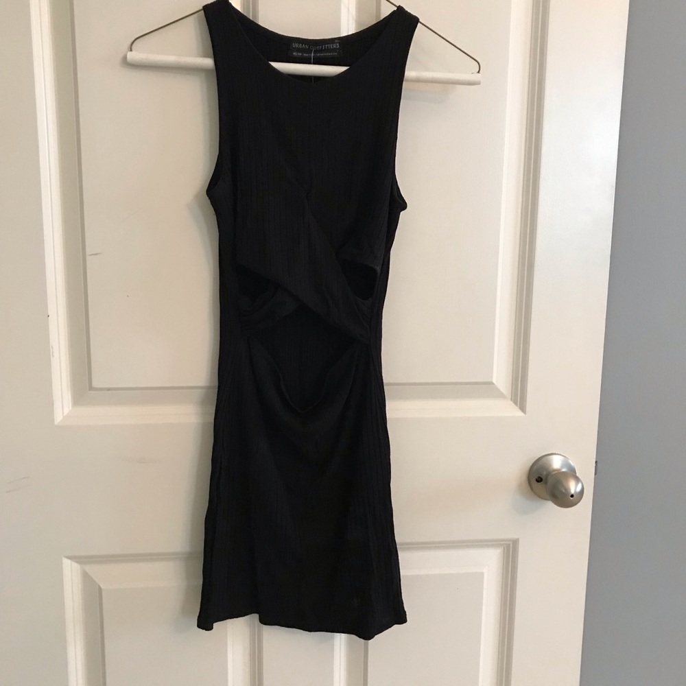 Urban Outfitters black dress w cut out